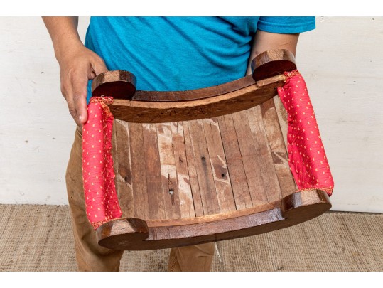 Adorable Vintage Upholstered Foot Stool