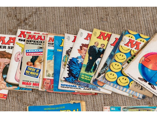 Massive Collection Of Vintage Mad Magazine Comic Books, In Excess Of 80 Magazines