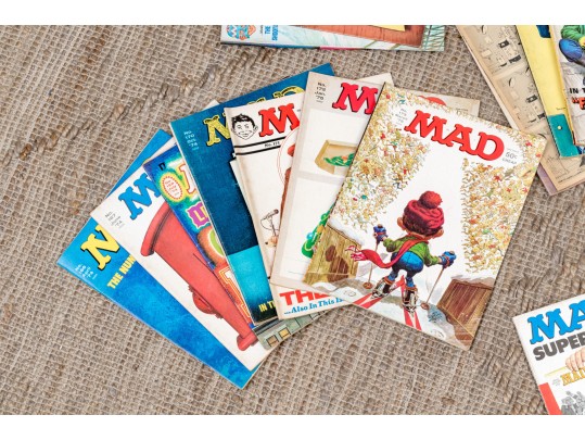 Massive Collection Of Vintage Mad Magazine Comic Books, In Excess Of 80 Magazines