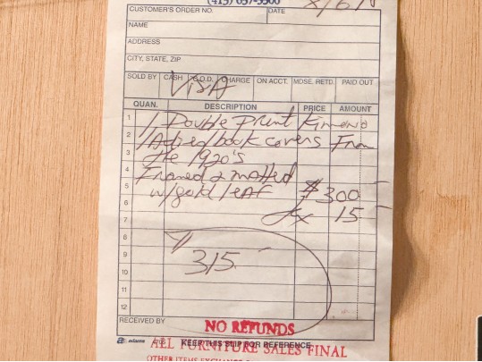 Two Framed Vintage 1920's Japanese Book-covers Professionally Matted And Framed 