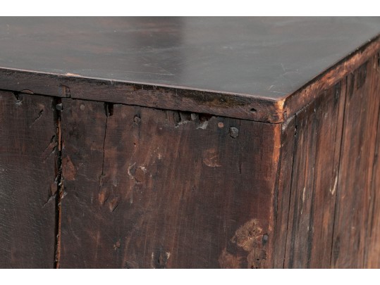 Mahogany American Empire Corner Cabinet