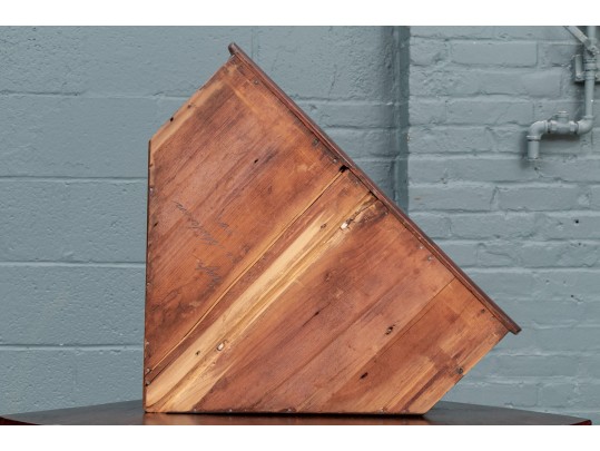 Mahogany American Empire Corner Cabinet