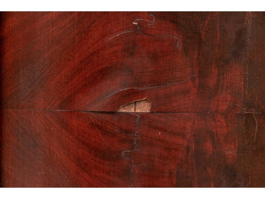 Mahogany American Empire Corner Cabinet