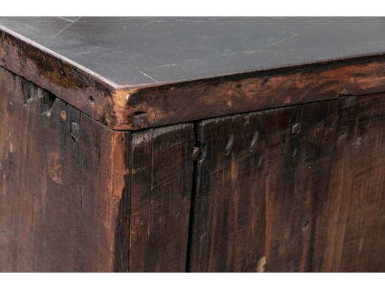 Mahogany American Empire Corner Cabinet