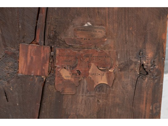 Mahogany American Empire Corner Cabinet