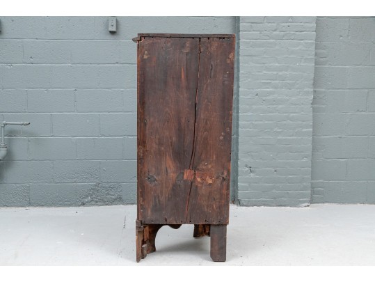 Mahogany American Empire Corner Cabinet