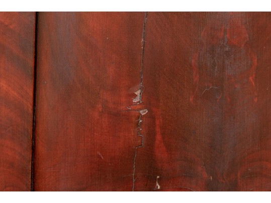 Mahogany American Empire Corner Cabinet