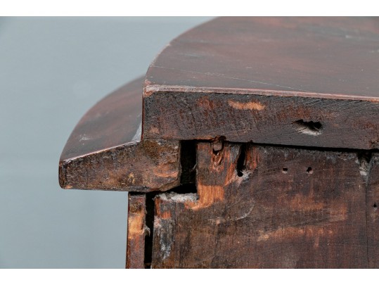 Mahogany American Empire Corner Cabinet