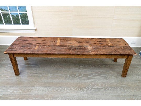 Rustic Wooden Entryway Or Window Bench