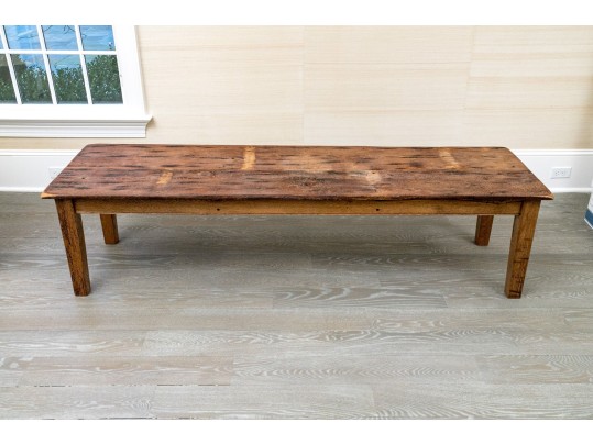 Rustic Wooden Entryway Or Window Bench