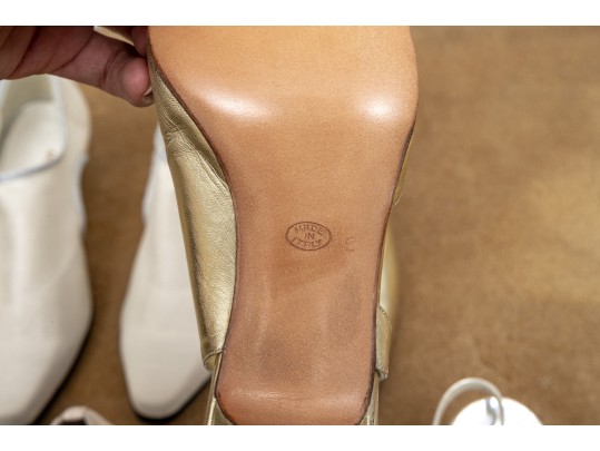 Group Of 12 Pair Of Designer Used And New Shoes - Size 7 1/2 - 8