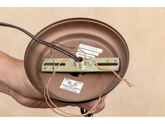 Nine Light Iron Tiered Chandelier 