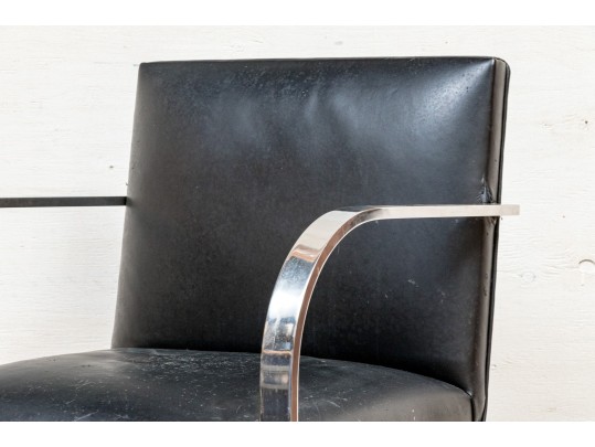 Mid Century Chrome Framed Armchair, Restoration Project