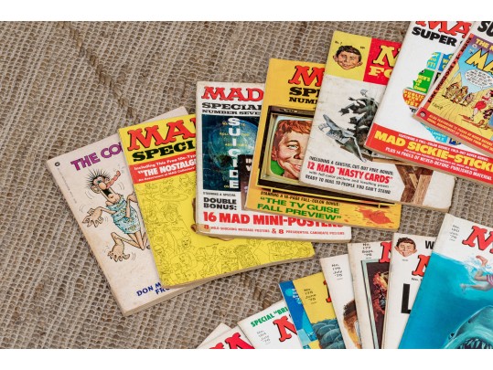 Massive Collection Of Vintage Mad Magazine Comic Books, In Excess Of 80 Magazines