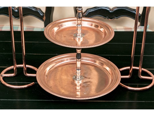 Collection Of Six Vintage Copper Items
