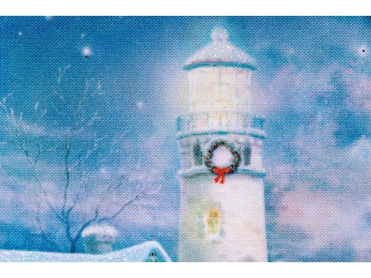 The Bradford Exchange, Thomas Kinkade Illuminated Canvas Print, 