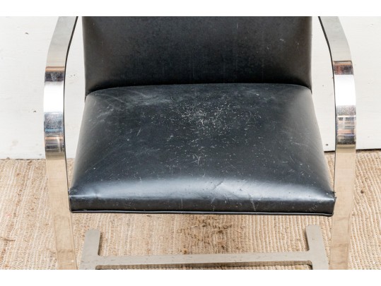 Mid Century Chrome Framed Armchair, Restoration Project