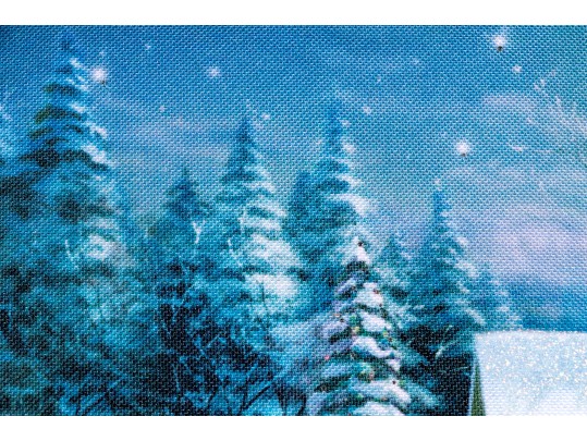 The Bradford Exchange, Thomas Kinkade Illuminated Canvas Print, 