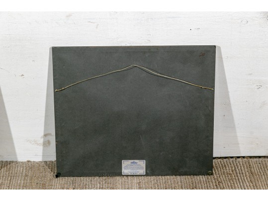 Vintage Japanese Framed Painted Paper Artwork, Dancers At A Club