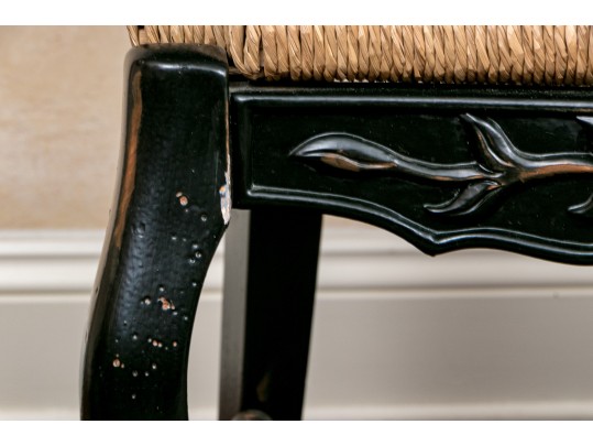 Set Of Six Vintage French Country Style Dining Chairs 