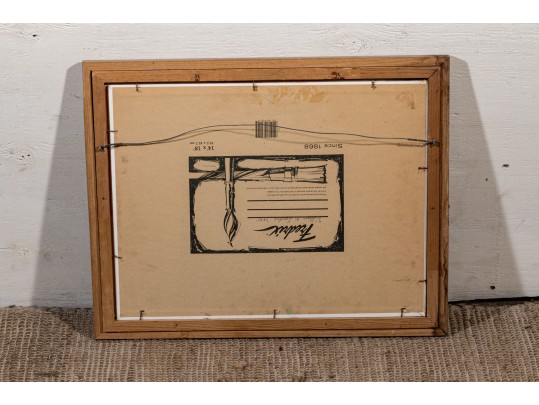 William M Locker, Oil On Board, Coastal Landscape, 1990