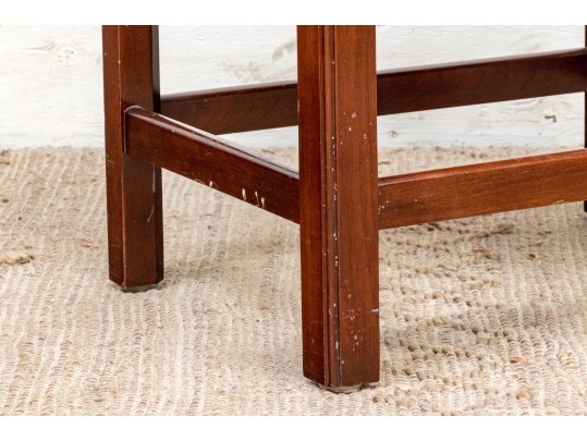 Vintage Chippindale Style Carved Cherry Bench