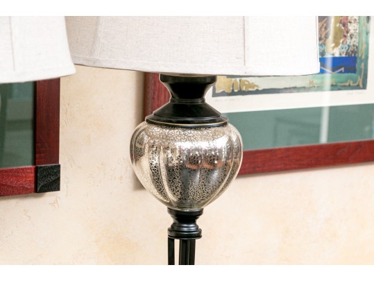 Pair Of Contemporary Decorative Table Lamps 