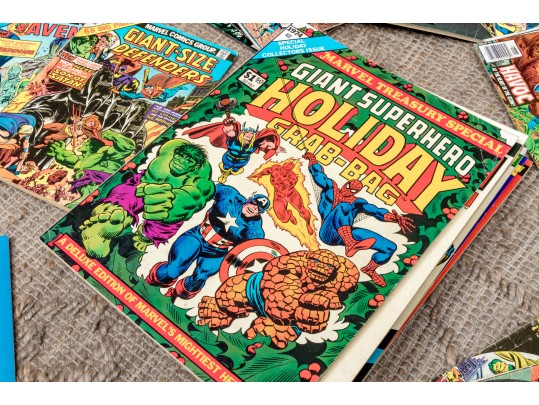 Large Lot Of Vintage Marvel Magazines, Approximately 55 Plus