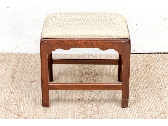 Vintage Chippindale Style Carved Cherry Bench
