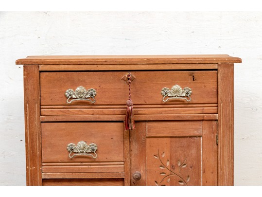 Antique Oak Wash Stand, For Restoration