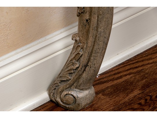 Vintage French Baroque Style Console Table 