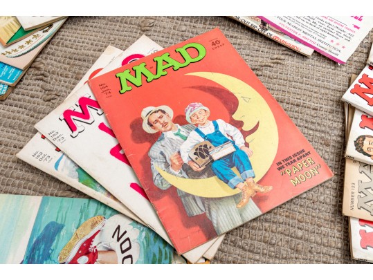 Massive Collection Of Vintage Mad Magazine Comic Books, In Excess Of 80 Magazines