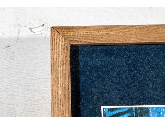 Framed Vintage Van Gogh Kroller-Muller Museum Poster, Cafe Terrace At Night