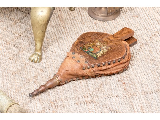 Antique English Lot Of Fireplace Accessories