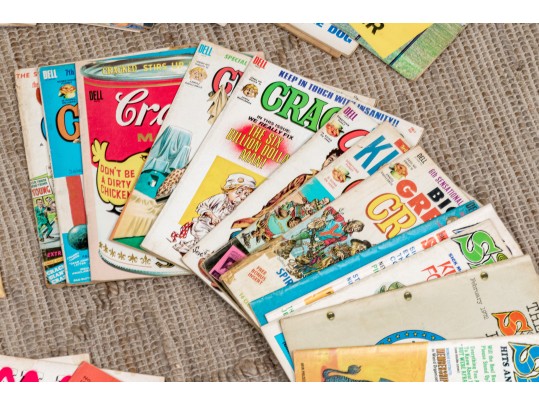 Massive Collection Of Vintage Mad Magazine Comic Books, In Excess Of 80 Magazines