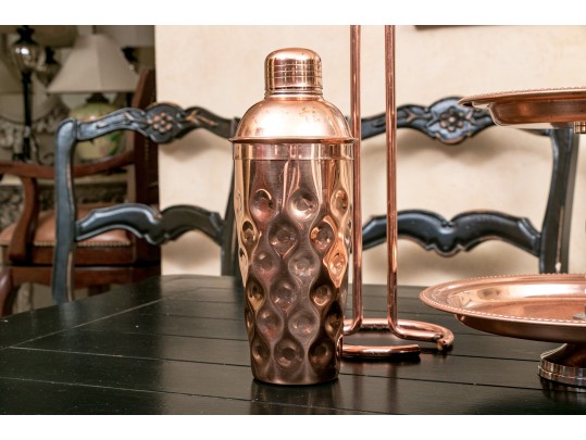 Collection Of Six Vintage Copper Items