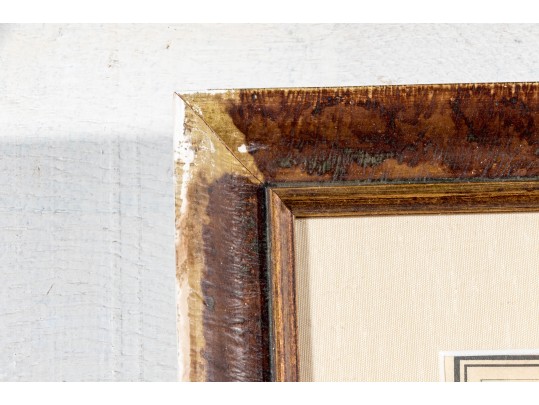 Vintage Parisian Map With Monuments