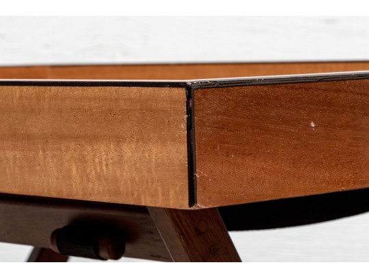 Williams Sonoma Home Harlequin Inlaid Bar Tray On Stand 