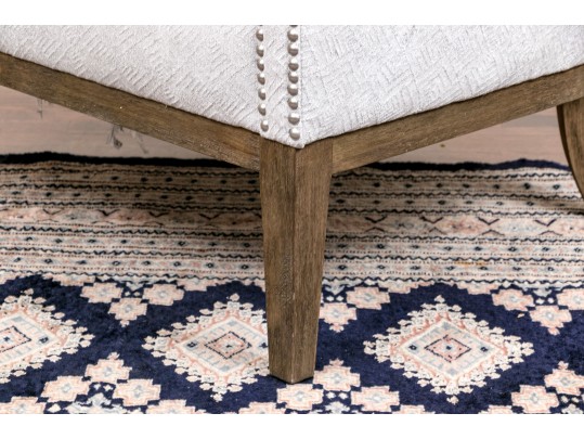 Contemporary Upholstered Wing Chair