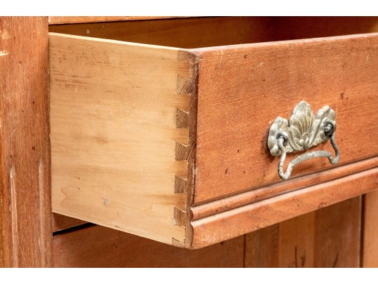 Antique Oak Wash Stand, For Restoration