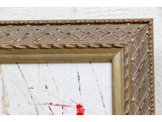 Embellished Giclee, Pink Garden