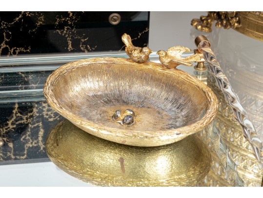 Group Of Good Quality Bathroom/Powder Room Furnishings