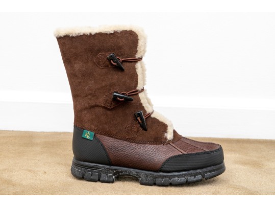 Women's Ralph Lauaren Quintessa Polo Boots - Size 8