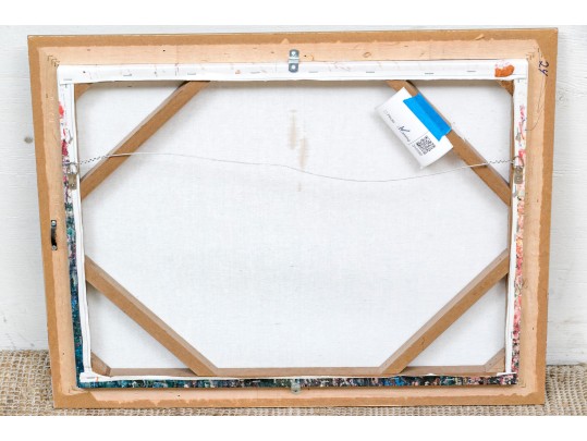 Embellished Giclee, Pink Garden