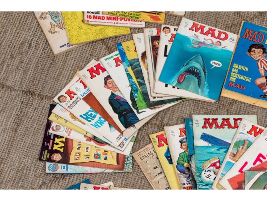 Massive Collection Of Vintage Mad Magazine Comic Books, In Excess Of 80 Magazines