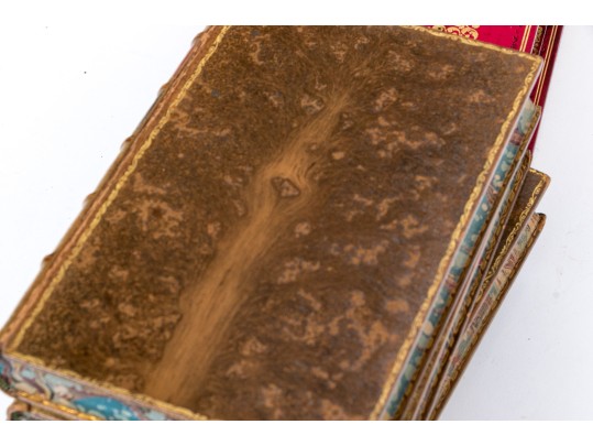 Two Sets Of 19th Century Leatherbound Books