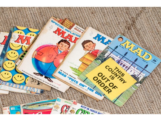 Massive Collection Of Vintage Mad Magazine Comic Books, In Excess Of 80 Magazines