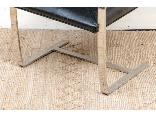 Mid Century Chrome Framed Armchair, Restoration Project