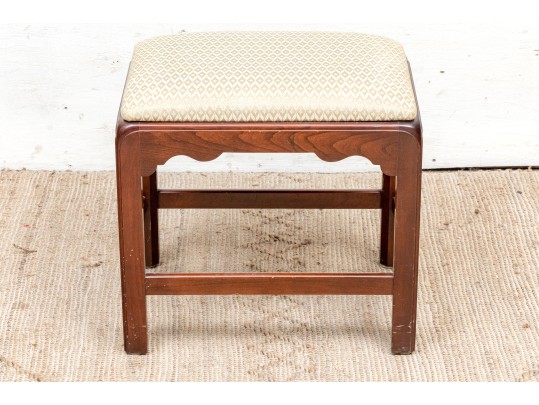 Vintage Chippindale Style Carved Cherry Bench