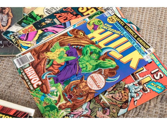 Large Lot Of Vintage Marvel Magazines, Approximately 55 Plus